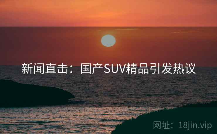 新闻直击：国产SUV精品引发热议
