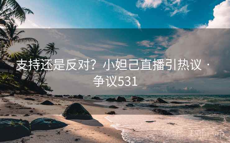 支持还是反对？小妲己直播引热议 · 争议531