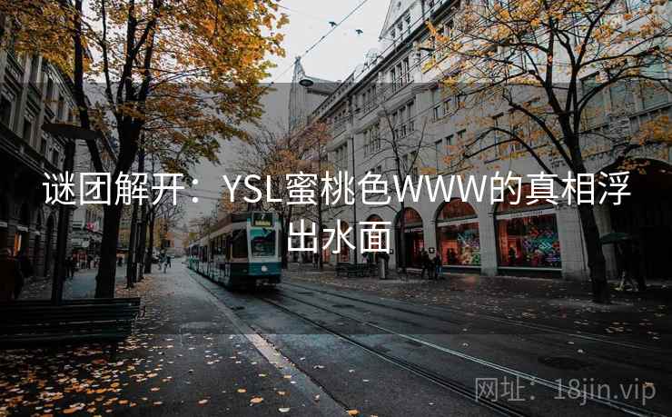 谜团解开:YSL蜜桃色WWW的真相浮出水面 谜团解开:YSL蜜桃色WWW的真相浮出水面